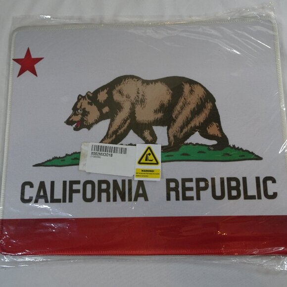 California Republic Flag Mouse Pad - Picture 3 of 5